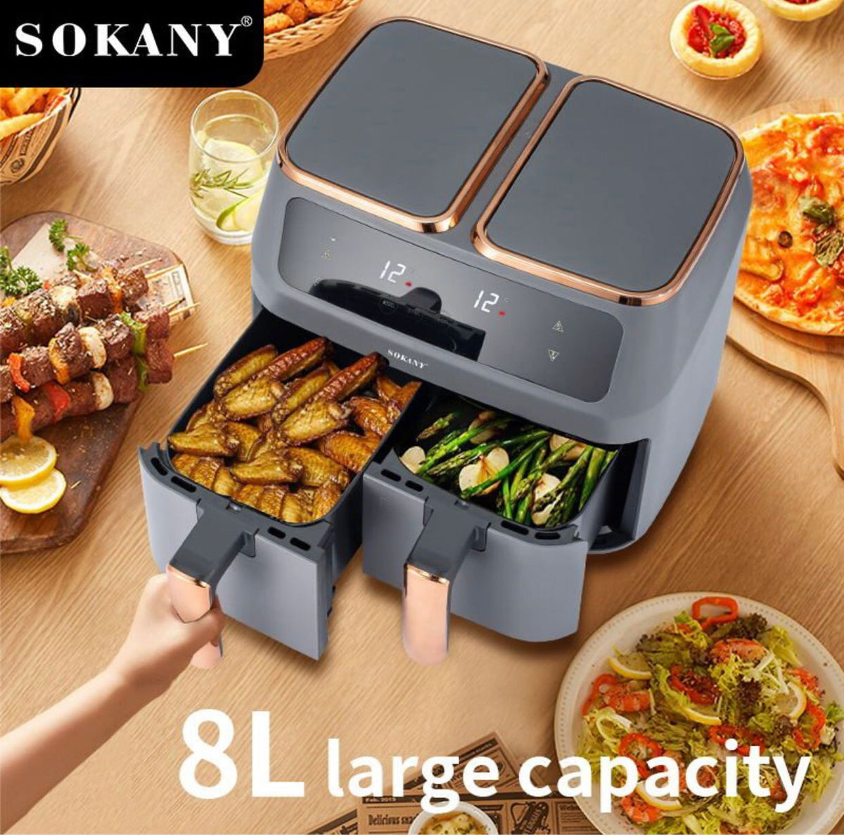 Dual-Use Air Fryer from Express Essentials