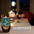 Backflow Incense Burner Waterfall Decor by Express Essentials