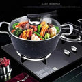 Kitchen Cookware Set, Black by Express Essentials