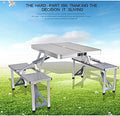 Aluminium Folding Outdoor Table and Chair Set by Express Essentials