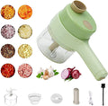 Handheld Electric Vegetable Cutter Set by Express Essentials
