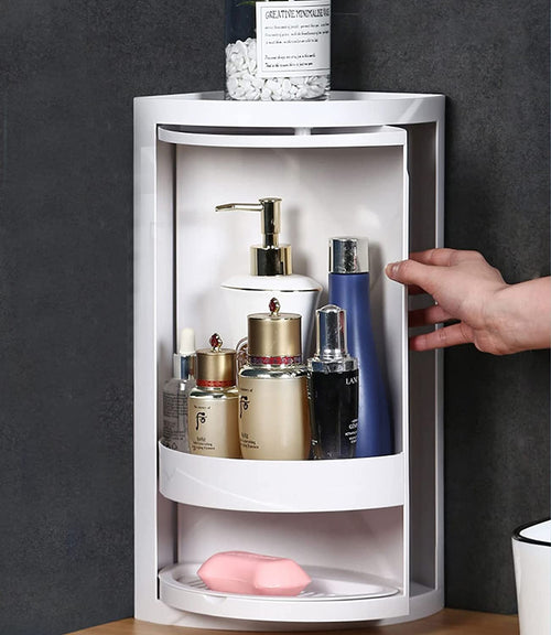 360° Rotating Corner Shelf Organiser by Express Essentials