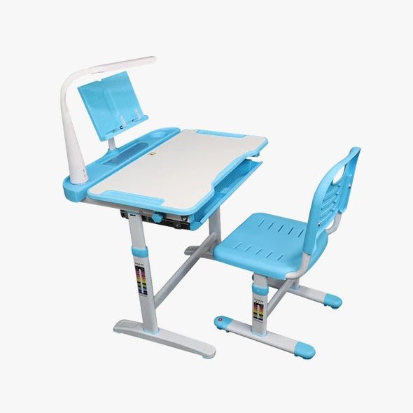 Kids Height-Adjustable Study Desk and Chair Set by Express Essentials