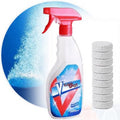 Bathroom and Kitchen Cleaning Tablets with Spray Bottle by Express Essentials