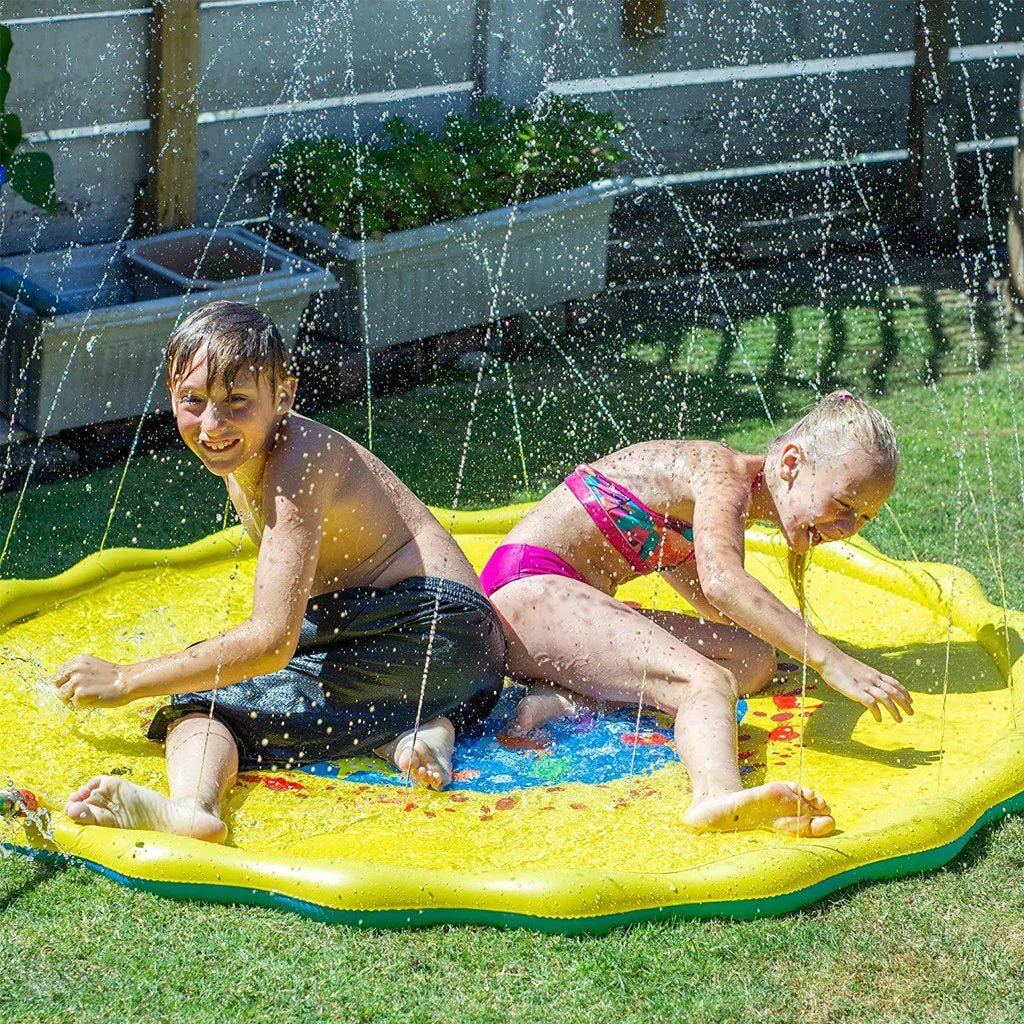 Water Spray Splash Play Mat for Kids by Express Essentials