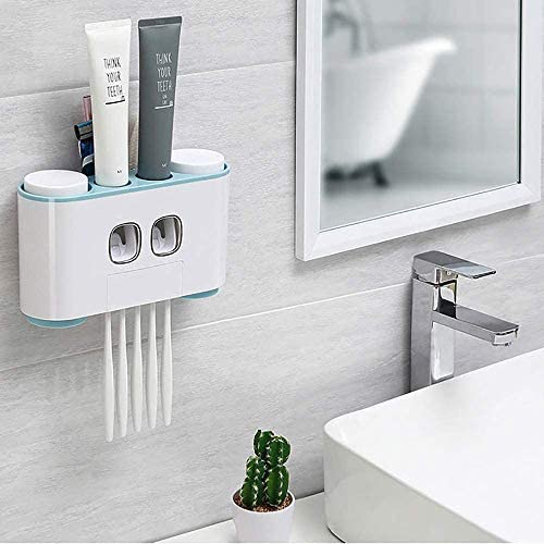 Wall-Mounted Automatic Toothpaste Dispenser by Express Essentials