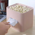 Multifunctional Tissue Box Cover with Tray by Express Essentials