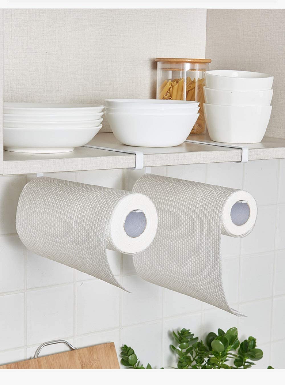 Under-Cabinet Paper Towel Holder, 2 Pieces by Express Essentials