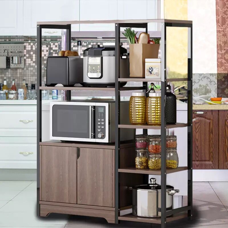 Microwave Oven Stand with Storage Cabinet by Express Essentials