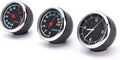 Mini Dashboard Clock, Thermometer and Hygrometer by Express Essentials