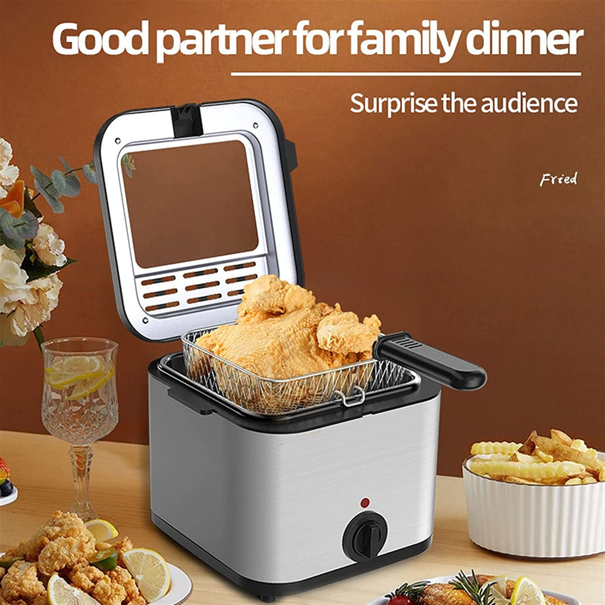 Electric Deep Fryer by Express Essentials