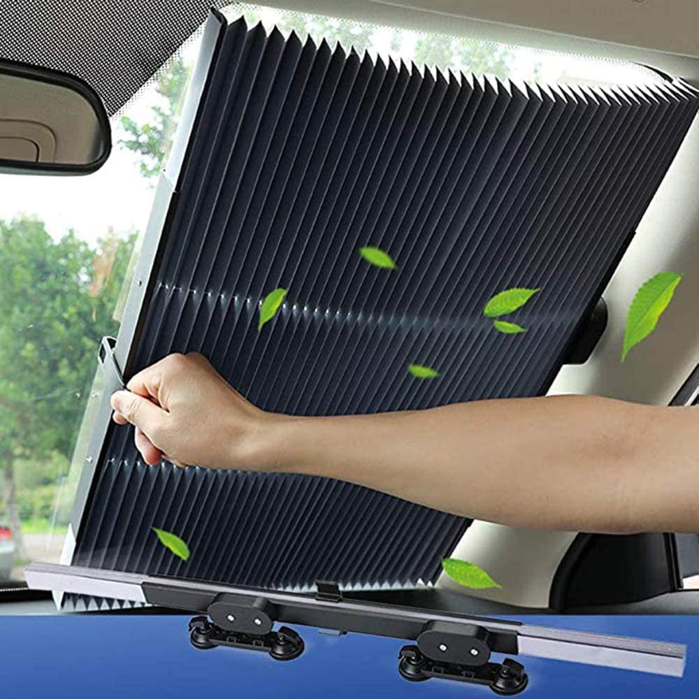 Car Windshield Sun Shade Cover by Express Essentials