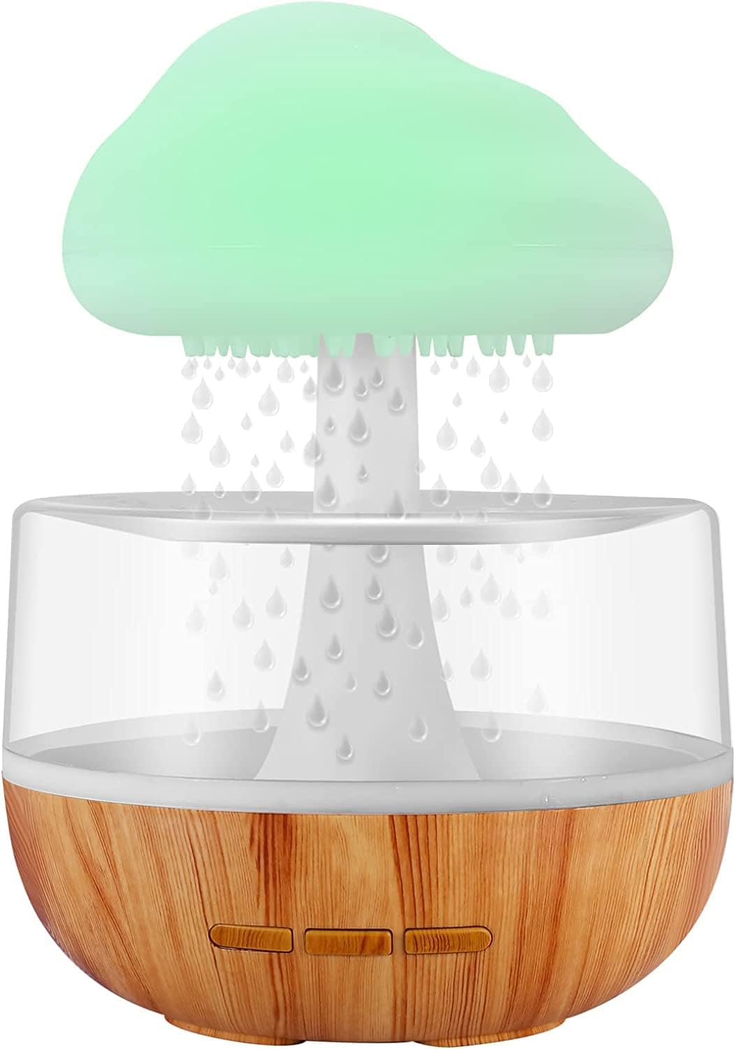 Cloud Rain Humidifier with Water Drop Sound by Express Essentials