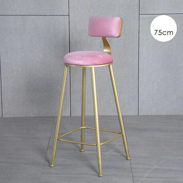 Luxury Gold Bar Stool High Chair by Express Essentials