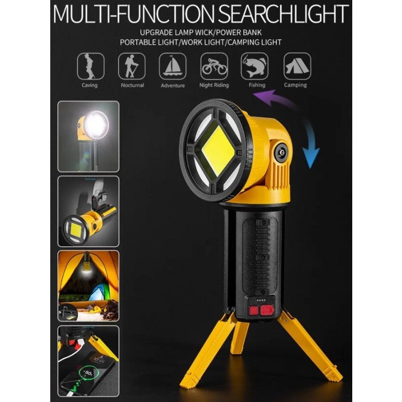 Multifunction LED Searchlight with Adjustable Brightness by Express Essentials