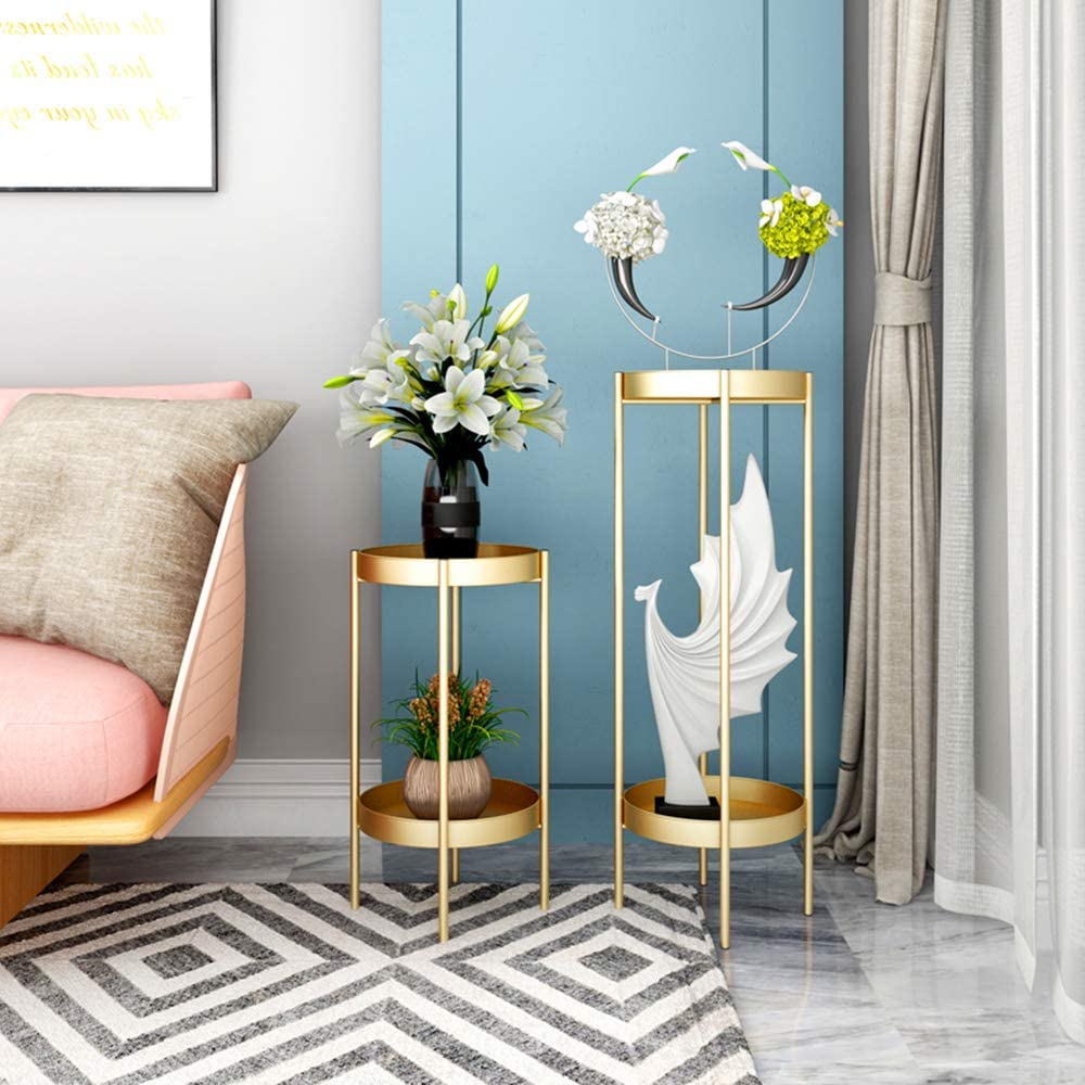 Indoor & Outdoor Plant Stand (Set of 2) by Express Essentials