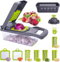 Vegetable Chopper Pro with Multiple Blades and Container by Express Essentials